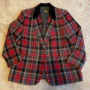 Plaid Blazer